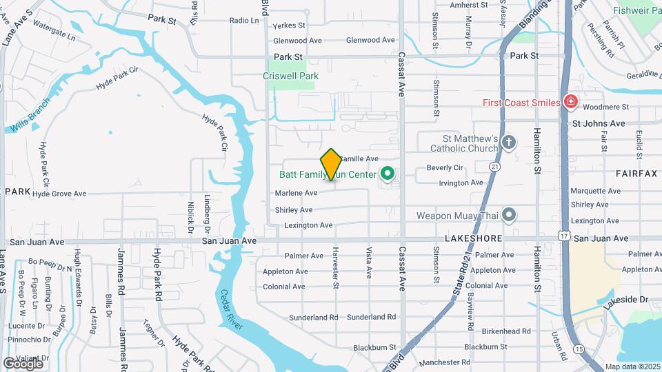 1850 Harvester St Map and Location Details