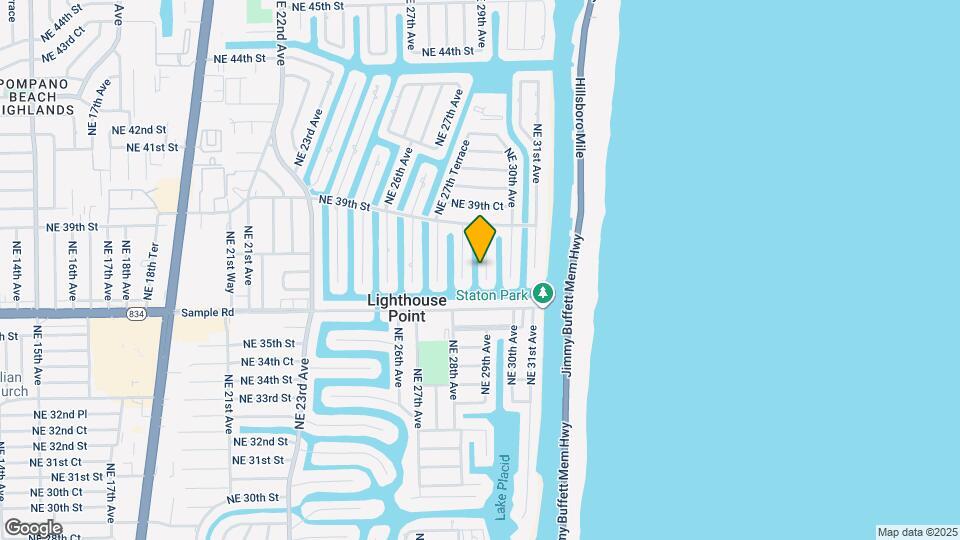 3721 NE 29th Ave Map and Location Details