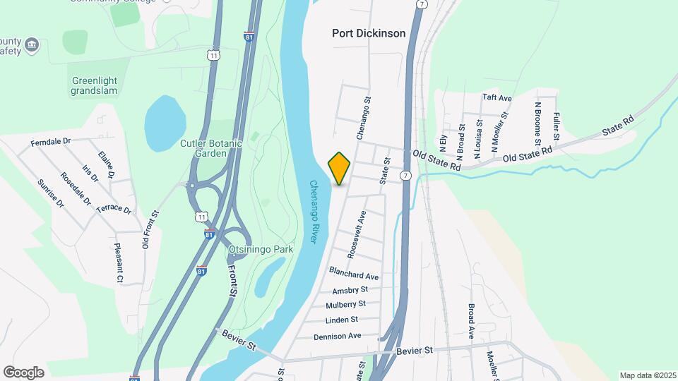 639 Chenango St Map and Location Details