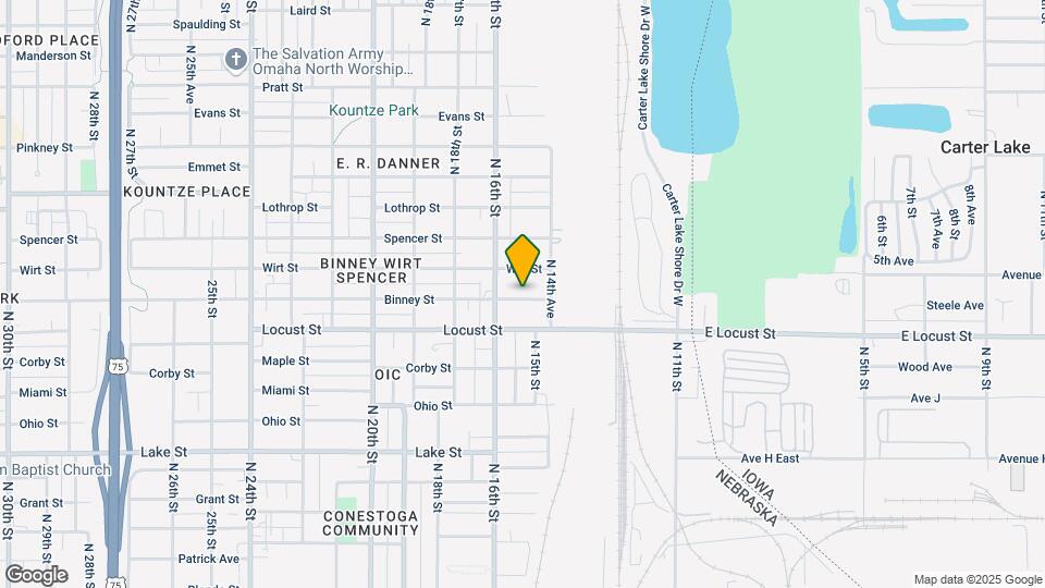 1512 Binney St Map and Location Details