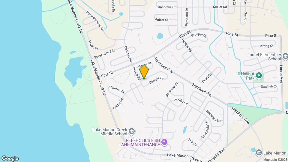 404 Danube Dr Map and Location Details