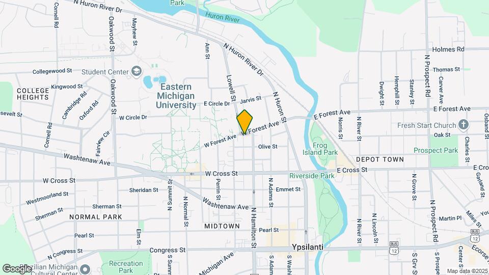 413 W Forest Ave Map and Location Details