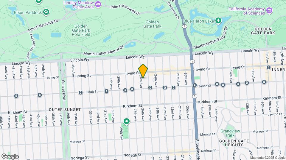 1342 26th Ave Map and Location Details