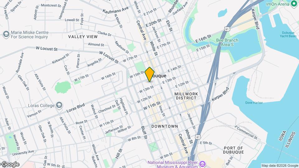 1363 Iowa St, Unit #3 Map and Location Details