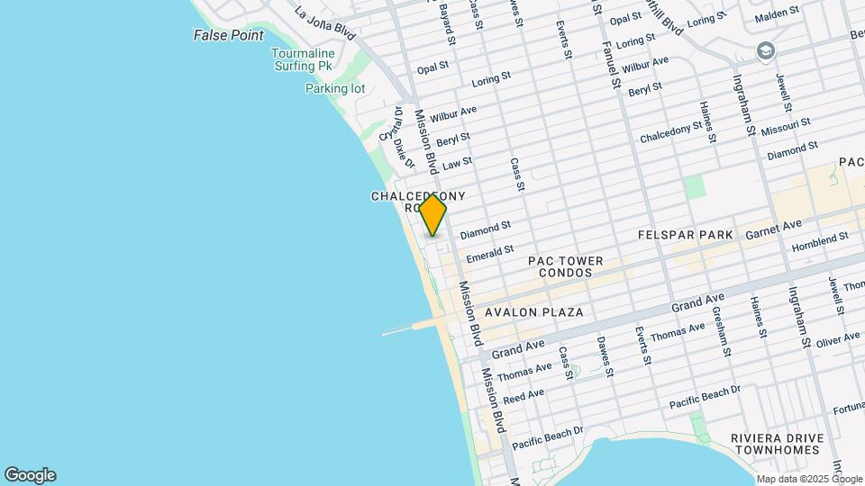 704 Diamond St-Unit -708 Map and Location Details