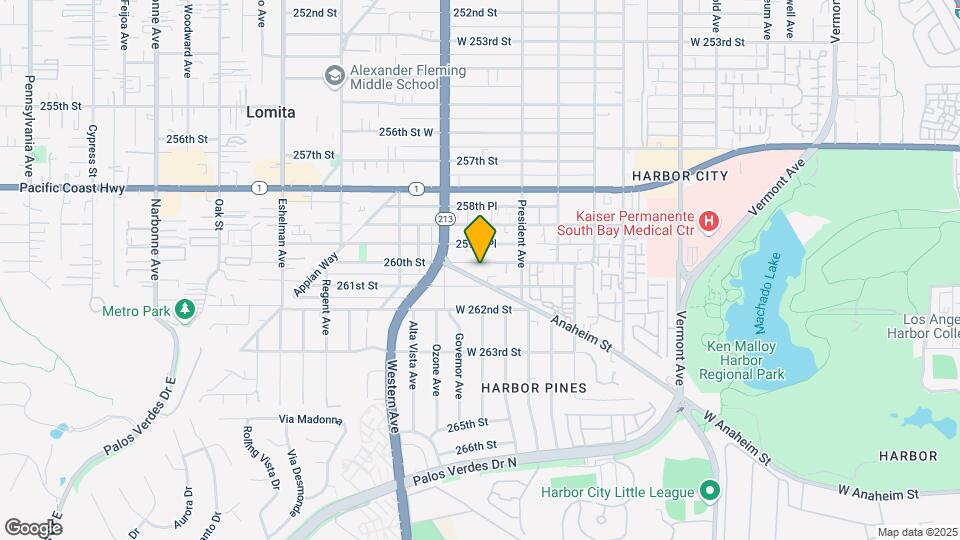 1653 W Anaheim St Map and Location Details