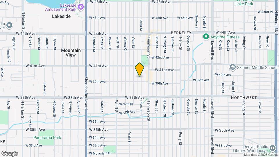 3921 Utica St Map and Location Details