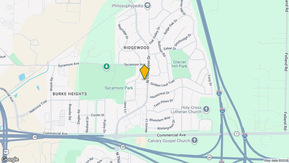 928 N Thompson Dr, Unit 2 Map and Location Details