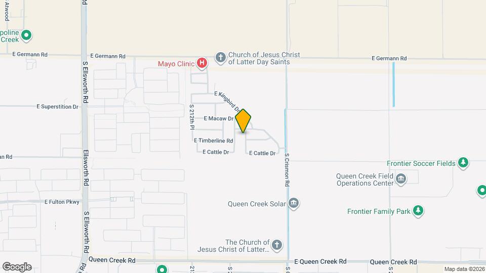 19412 S 214th Pl Map and Location Details