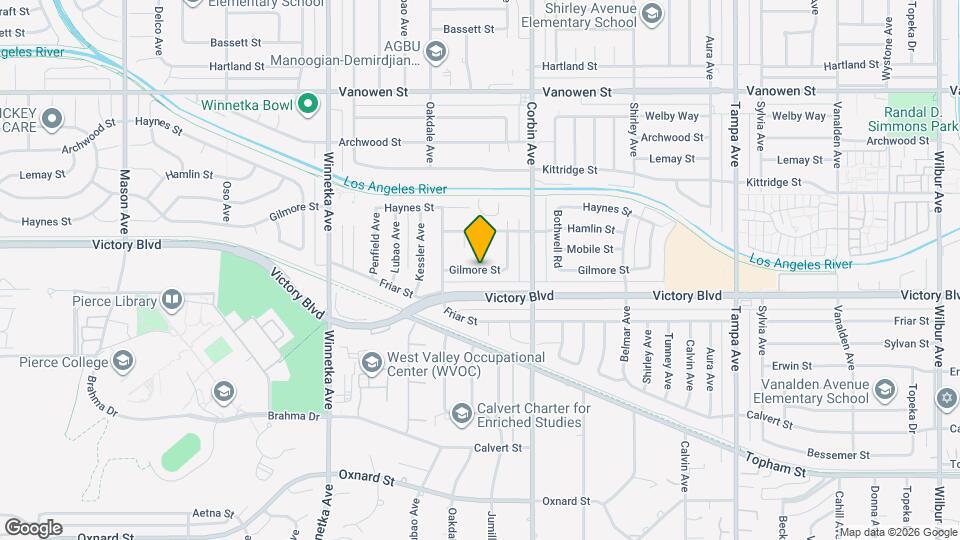 19803 Gilmore St Map and Location Details