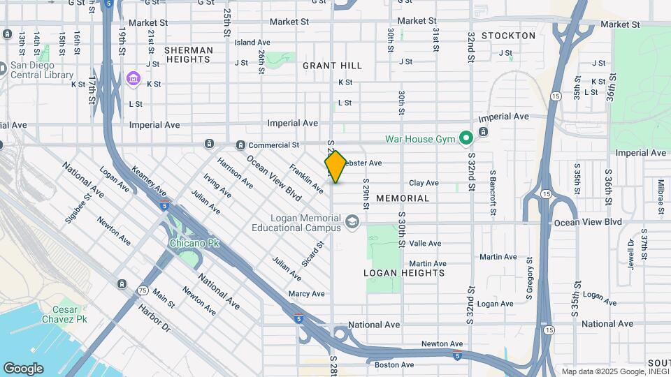 2809-2811 Clay Ave Map and Location Details