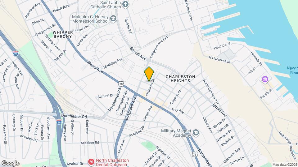 Cherokee Place Apartments Map and Location Details