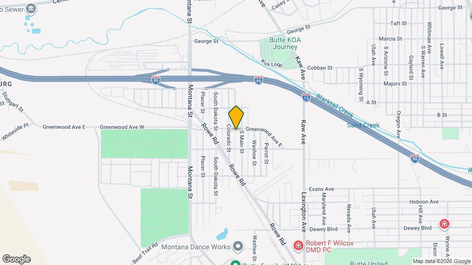 2403 S Main St Map and Location Details