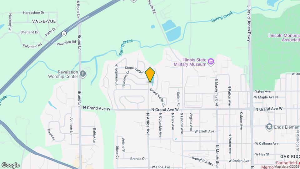 23 Amos Valley Dr Map and Location Details