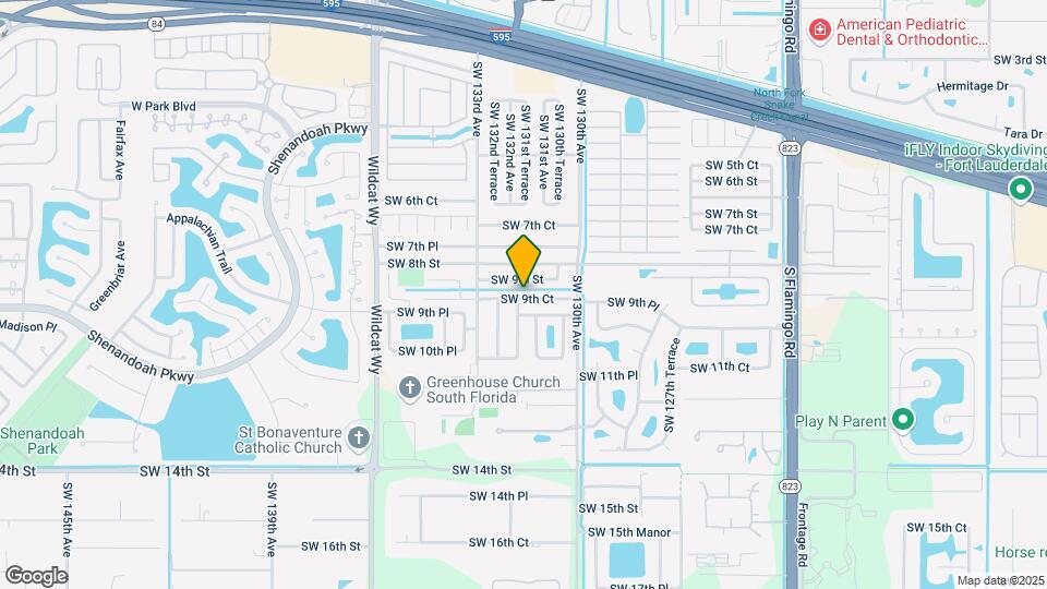 13161 SW 9th St Map and Location Details