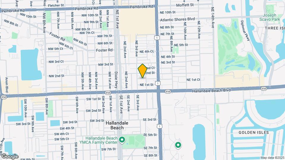 320 NE 1st Ct Mapa y Detalles de la Ubicación