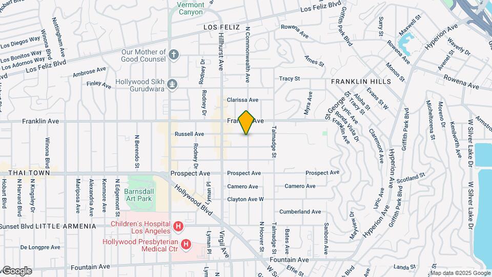 4400 Russell Ave Map and Location Details