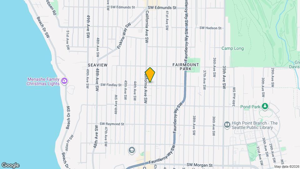 4220 SW Findlay St Map and Location Details