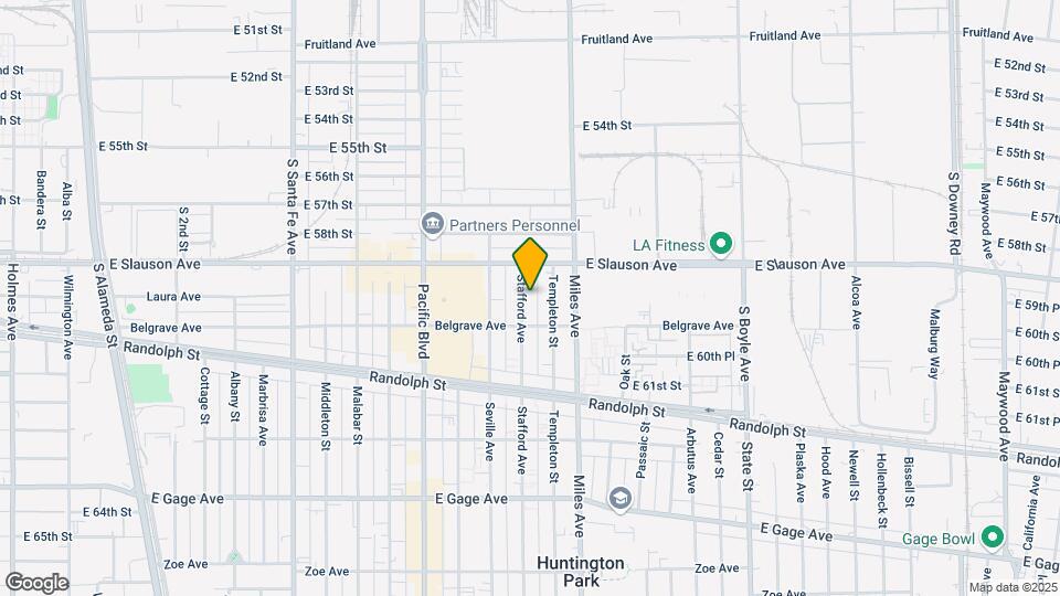 5936 Stafford Ave Map and Location Details