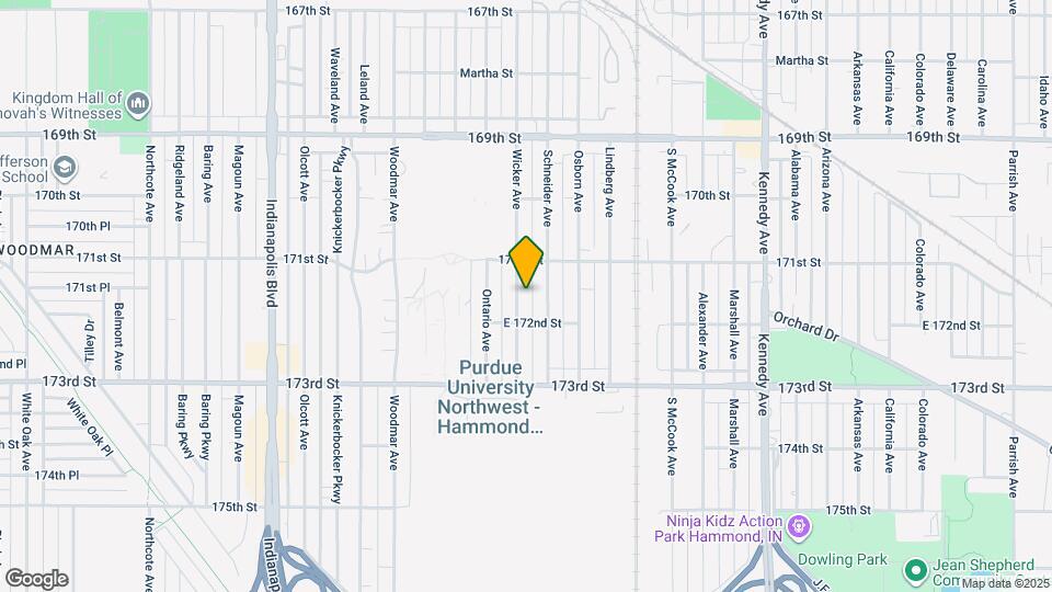 7131 Wicker Ave Map and Location Details