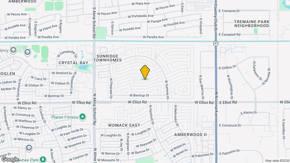 618 W McNair St Map and Location Details