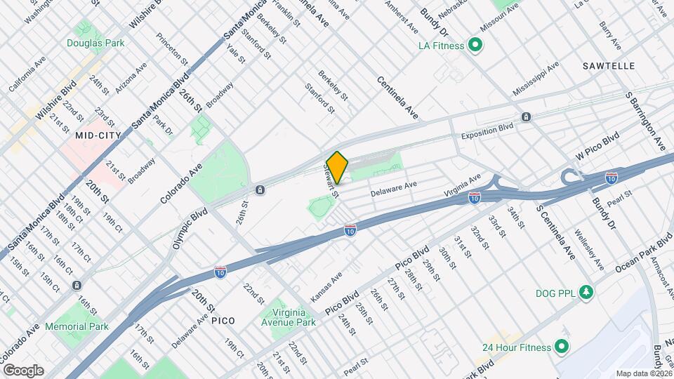 2810 Exposition Blvd, Unit D Mapa y Detalles de la Ubicación