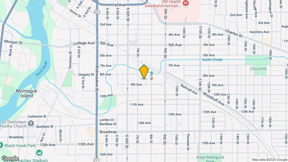 1118 9th Ave, Unit #1 Map and Location Details
