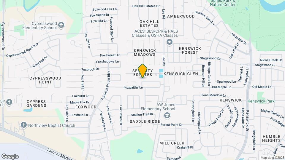 7607 Retama Terrace Ln Map and Location Details