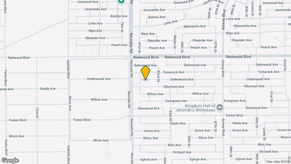 8124 Underwood Ave Map and Location Details