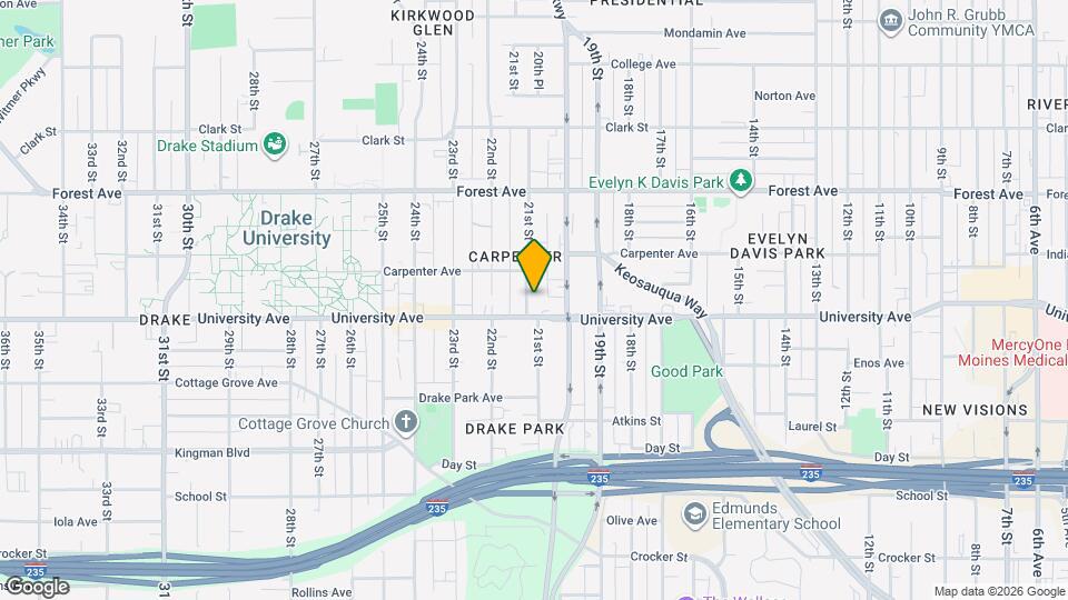 1211 21st St Mapa y Detalles de la Ubicación