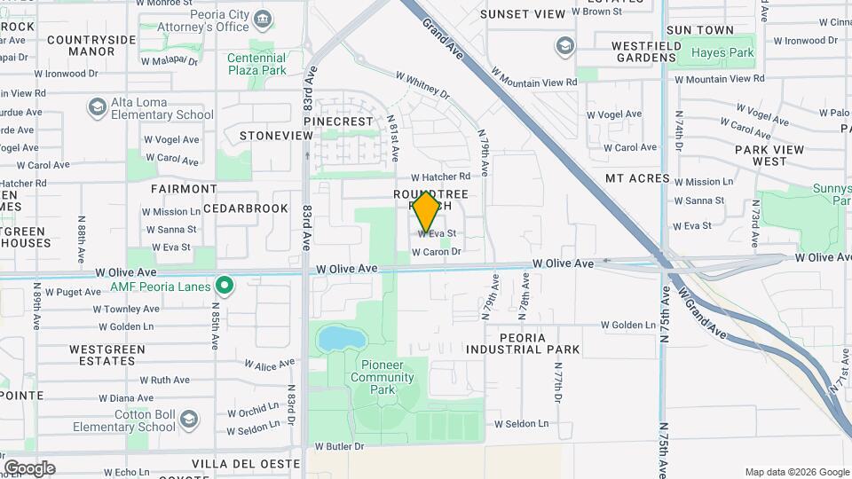 8043 W Eva St Map and Location Details