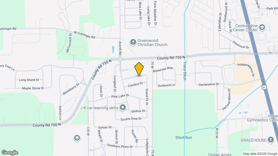 607 Mountain Pine Dr Map and Location Details