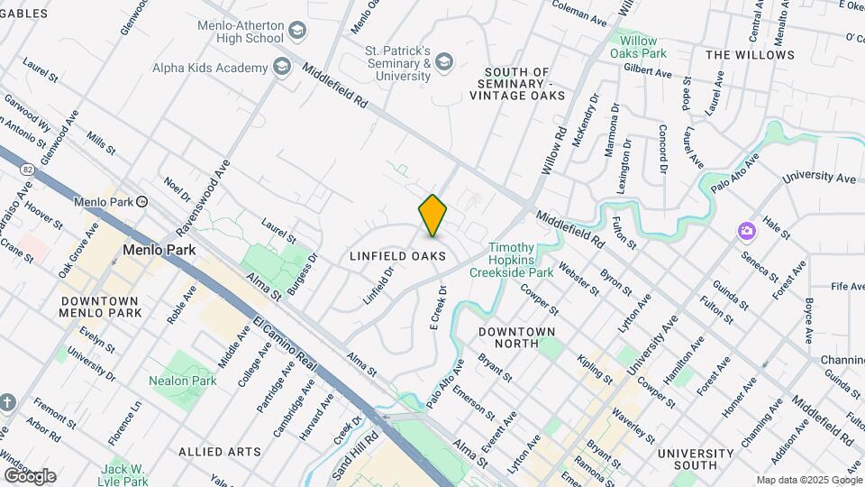 275 Waverley St Map and Location Details