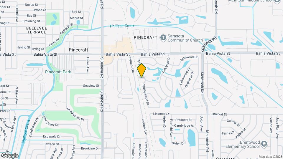 3805 Gatewood Dr Mapa y Detalles de la Ubicación