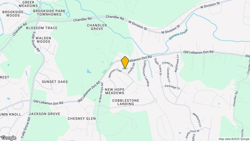 4569 Raccoon Trail Mapa y Detalles de la Ubicación