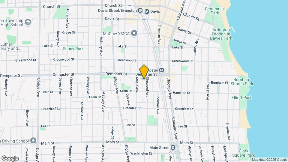1230 Elmwood Ave Map and Location Details