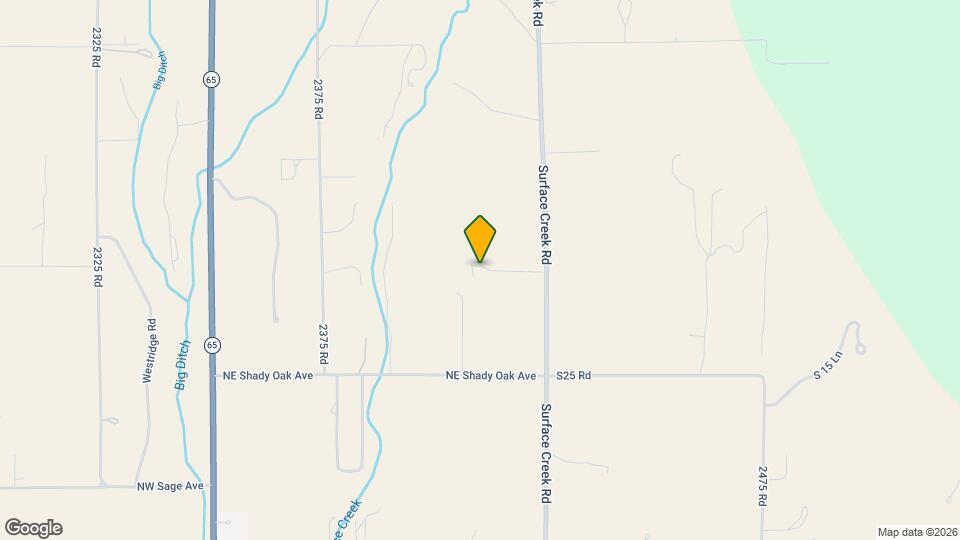 18487 Surface Creek Rd Map and Location Details