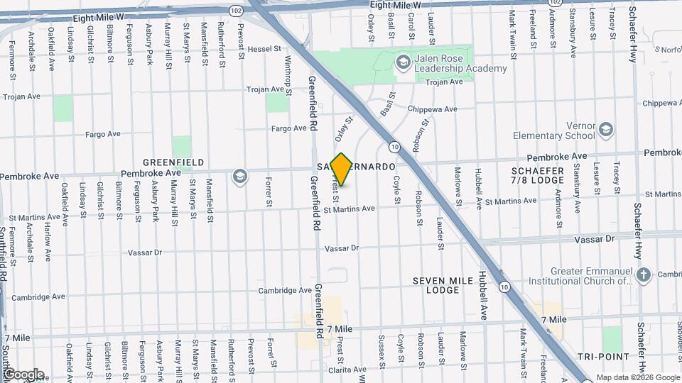 19750 Prest St Map and Location Details