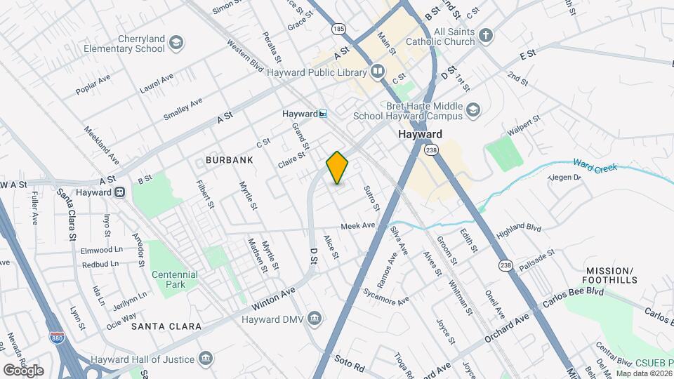 616 Arcadia Dr Map and Location Details