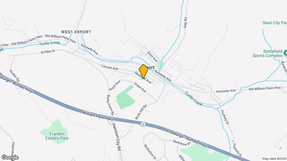 5833 Madison Ave Map and Location Details
