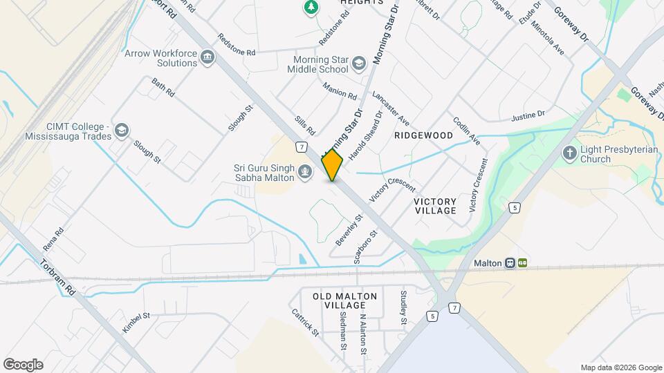 7256 Airport Rd Map and Location Details