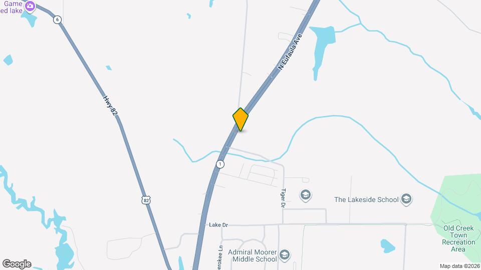 1297 N Eufaula Ave Map and Location Details