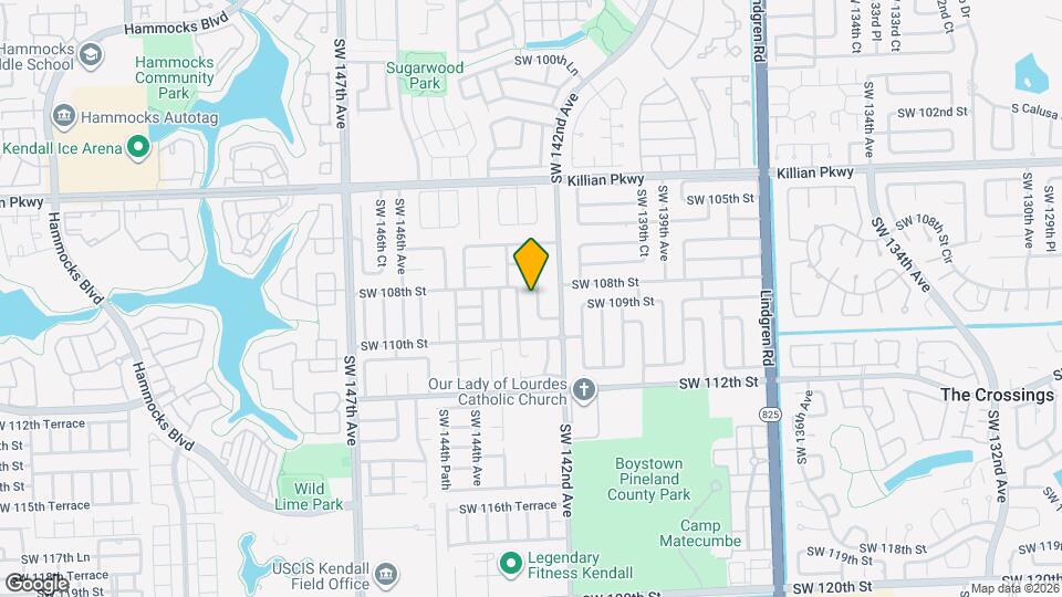 10822 SW 142nd Ct Map and Location Details