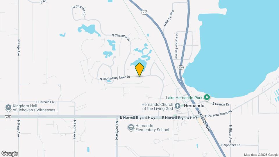 2786 N Canterbury Lake Dr Mapa y Detalles de la Ubicación