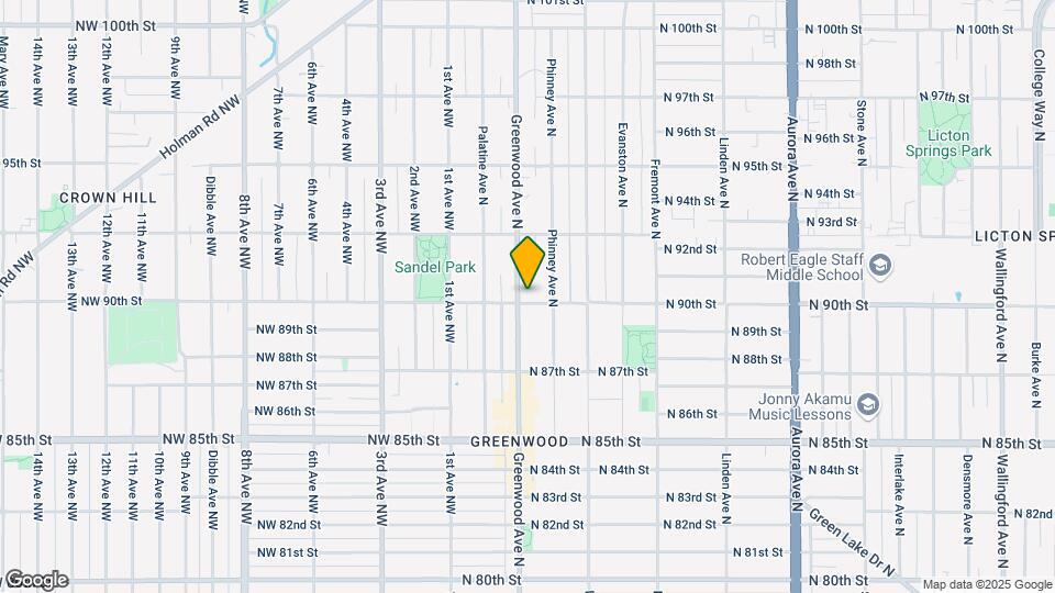 9002 Greenwood Ave N Mapa y Detalles de la Ubicación