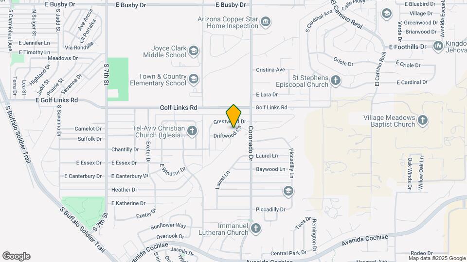 1780 Driftwood Cir Map and Location Details