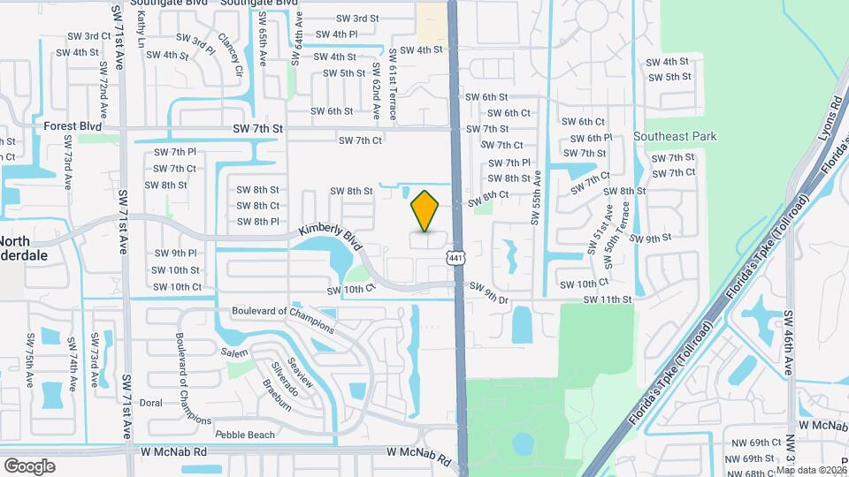 1309 N Santa Catalina Cir Map and Location Details