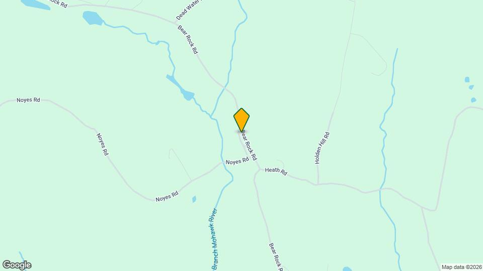 843 Bear Rock Rd Map and Location Details