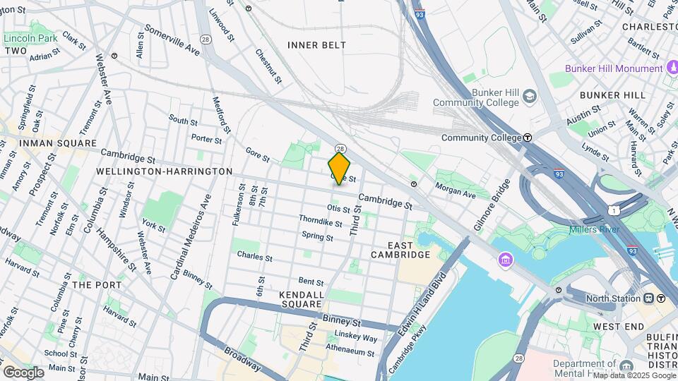 313 Cambridge St, Unit 1 Mapa y Detalles de la Ubicación
