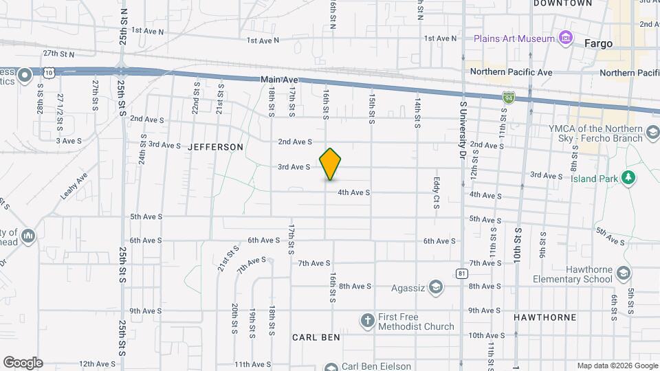 1545 4th Ave S Map and Location Details